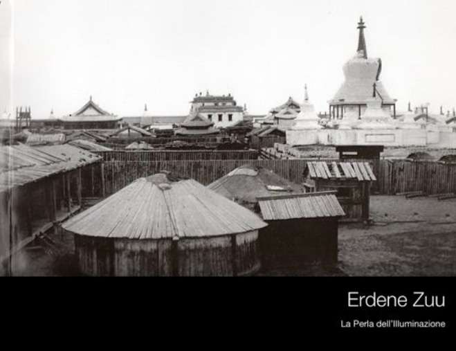 foto vintage del Monastero di Erdene Zuu di Kharkhorin in Mongolia