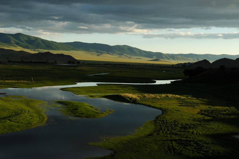 fiume valle Orkhon - Mongolia