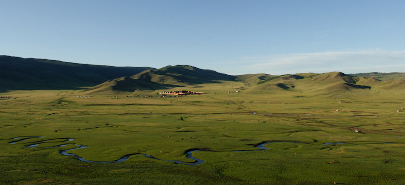 veduta della valle del Monastero di Amarbayasgalant- Mongolia del nord